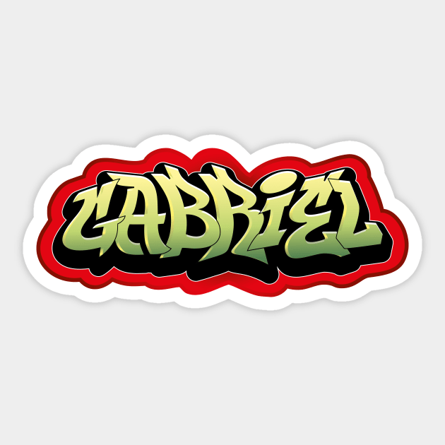 GABRIEL Sticker by WildMeART